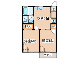 スイ－トハイムの物件間取画像